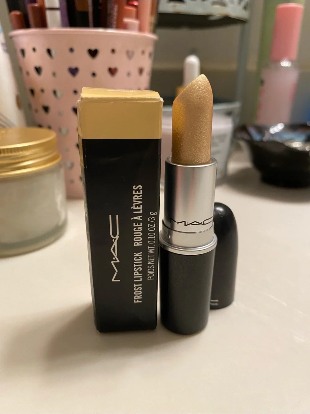 MAC Lipstick Spoiled Fabulous-Frost-RARE-Limited Edition/Discontinued
